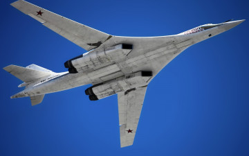 Картинка авиация боевые+самолёты полёт ту-160