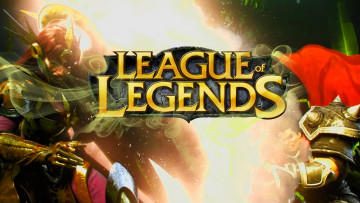 обоя видео игры, league of legends, персонаж, название