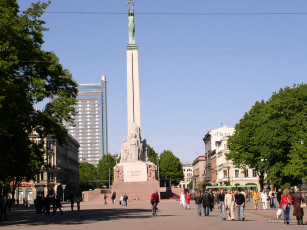 Картинка рига памятник свободы города латвия