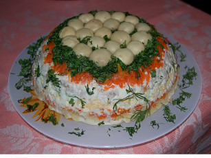 Картинка торт грибами еда салаты закуски