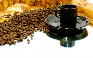 Картинка еда кофе кофейные зёрна напиток