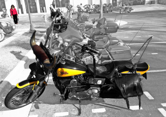 Картинка harley-davidson мотоциклы дорожный классический байк сша