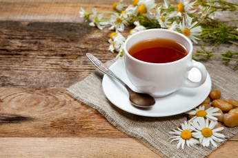 Картинка еда напитки +Чай ромашки