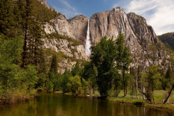 Картинка yosemite+national+park+california природа горы yosemite national park лес скала озеро
