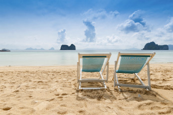 Картинка природа тропики солнце море песок пляж берег остров океан