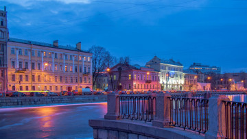 Картинка города санкт-петербург +петергоф+ россия st petersburg fontanka river