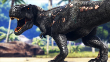 Картинка видео+игры ark +survival+evolved динозавр