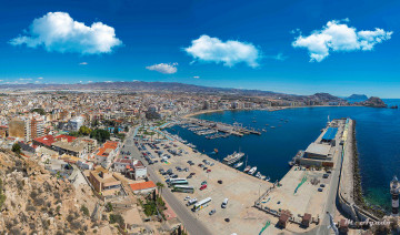 Картинка puerto+de+aguilas города -+панорамы побережье