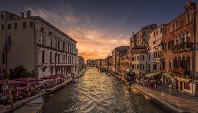 Обои картинки фото ponte delle guglie in venice, города, венеция , италия, канал