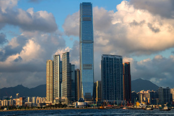 обоя icc tower  west kowloon,  hong kong, города, гонконг , китай, простор
