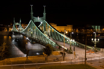 Картинка liberty+bridge +budapest города будапешт+ венгрия простор