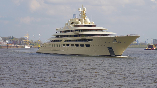 Обои картинки фото yacht dilbar - project omar, корабли, Яхты, суперяхта