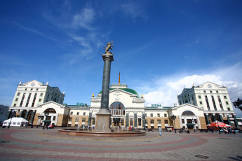 Картинка города -+улицы +площади +набережные россия красноярск