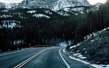 Картинка природа дороги горы шоссе