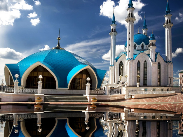 Обои картинки фото казанский, кремль, мечеть, кул, шариф, города, мечети, медресе