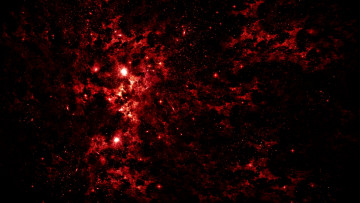 Картинка космос арт звезды туманность алый