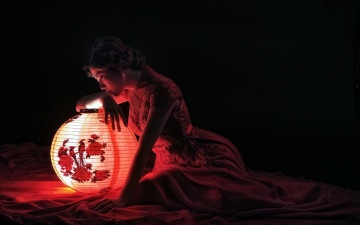 Картинка девушки -unsort+ азиатки девушка азиатка светильник
