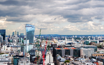 Картинка города лондон+ великобритания панорама здания англия лондон united kingdom england london