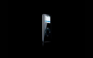 Картинка компьютеры ipod +ipad +iphone блик черный фон айпод