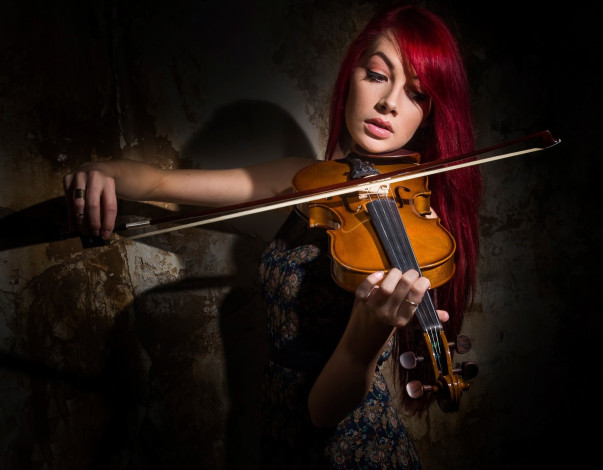 Обои картинки фото музыка, - другое, игра, скрипка, violin, девушка