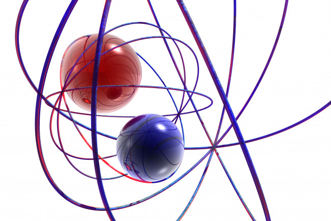 Обои картинки фото 3д графика, шары , balls, линии, шары