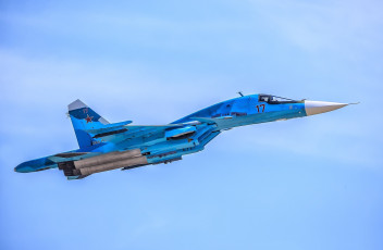 Картинка су-34 авиация боевые+самолёты fullback су34 сухой россия транспортное средство вкс россии военный самолет