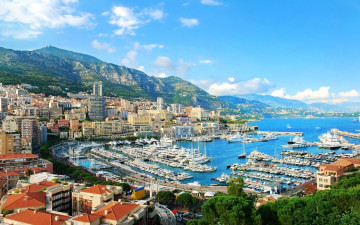 Картинка города монте-карло+ монако гавань