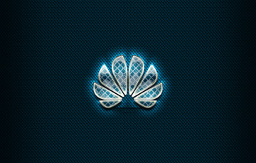 Картинка huawei бренды -+другое креатив логотип произведения искусства синий фон стекло