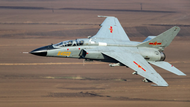 Обои картинки фото xian jh-7, авиация, боевые самолёты, ввс, китая, хian, jh7, реактивный, истребитель