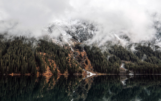 Обои картинки фото природа, реки, озера, река, туман