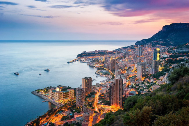 Обои картинки фото города, монте-карло , монако, панорама