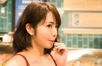 Картинка девушки sayaka+isoyama шатенка лицо