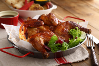 Картинка еда мясные+блюда жареная курица