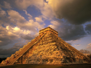 Картинка города исторические архитектурные памятники chichen-itza майя