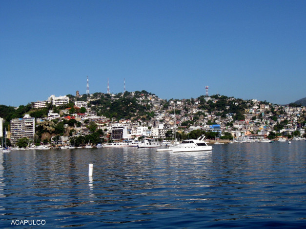Обои картинки фото корабли, разные, вместе, acapulco