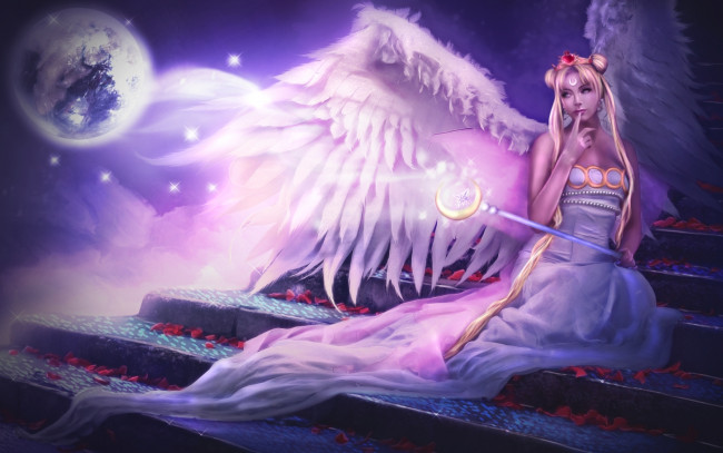 Обои картинки фото donatella, drago, фэнтези, ангелы, фея, девушка