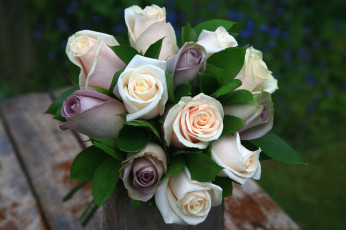 Картинка цветы розы букет свадебный