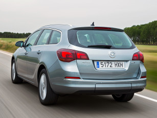 Картинка автомобили opel astra sports tourer j серый