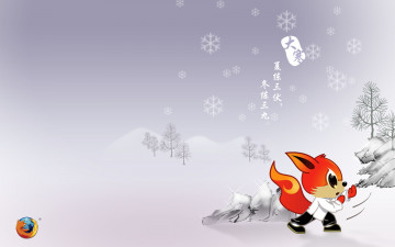 Картинка компьютеры mozilla+firefox логотип фон лиса