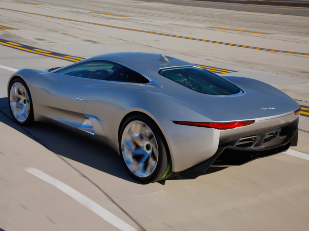 Обои картинки фото автомобили, jaguar, c-x75, concept, маталик