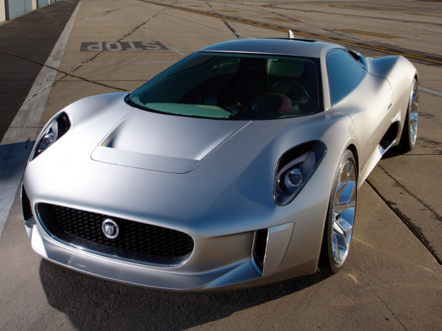 Обои картинки фото автомобили, jaguar, c-x75, маталик, concept