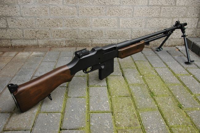 Обои картинки фото оружие, 3d, браунинг, m1918, автоматическая, винтовка