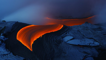 Картинка природа стихия гавайи килауэа вулкан сша лава