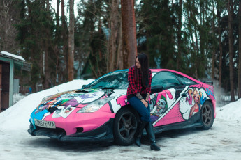 Картинка автомобили -авто+с+девушками toyota celica