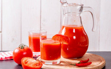 Картинка еда напитки +сок помидоры сок томатный перчик