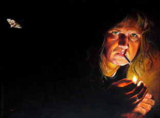 Картинка wlodzimierz kuklinski рисованные мотылёк сигарета мужик