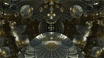 Картинка 3д графика fractal фракталы узор фон цвет