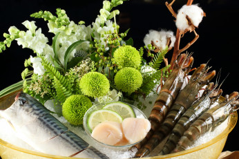 Картинка еда рыба +морепродукты +суши +роллы китайская кухня