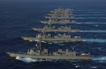 Картинка корабли крейсеры +линкоры +эсминцы murasame типа миноносцы эскадренные япония