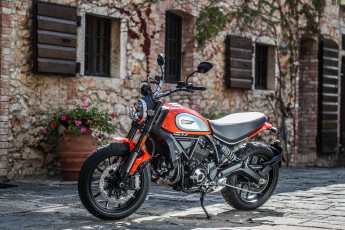 обоя ducati scrambler, мотоциклы, ducati, мотоцикл, scrambler